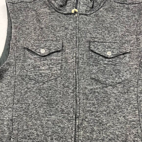 Mountain Khakis Old Faithful charcoal grey polyester vest mens size XL - Picture 3 of 7